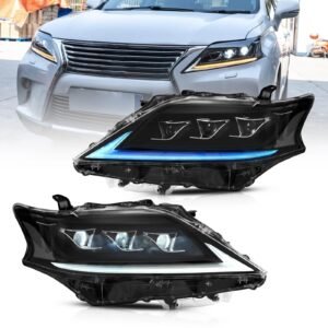 VLAND Full LED Headlights For Lexus RX350 RX450h 2012-2014 F Sport Third generation (AL10) [Fits HID/Xenon Models] - Image 2
