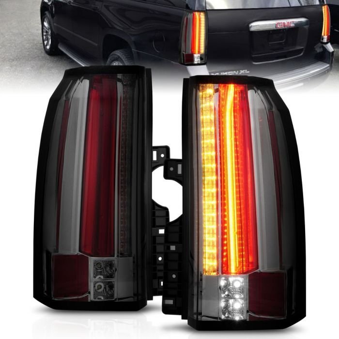 GMC Yukon/ Xl / Denali 15- 19 Led Tail Lights W/ Smoke Lens