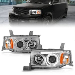 Scion Xb 04-07 Projector Halo Headlights Chrome - Image 1
