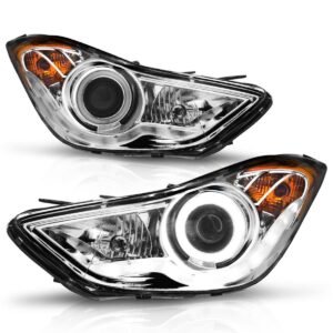 Hyundai Elantra 11-13 Projector Headlights Chrome - Image 5