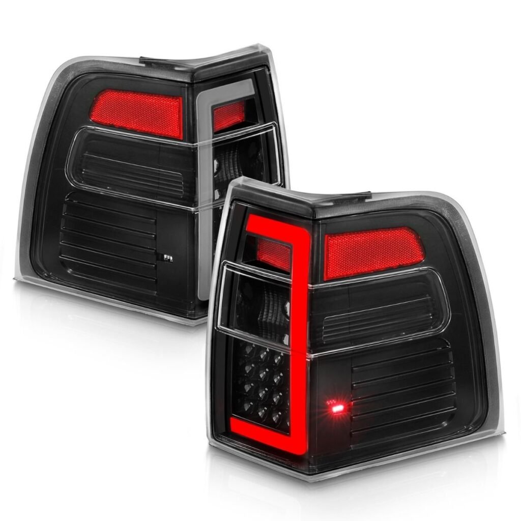 Ford Expedition 07-17 Led Tail Lights Black Housing Clear Lens