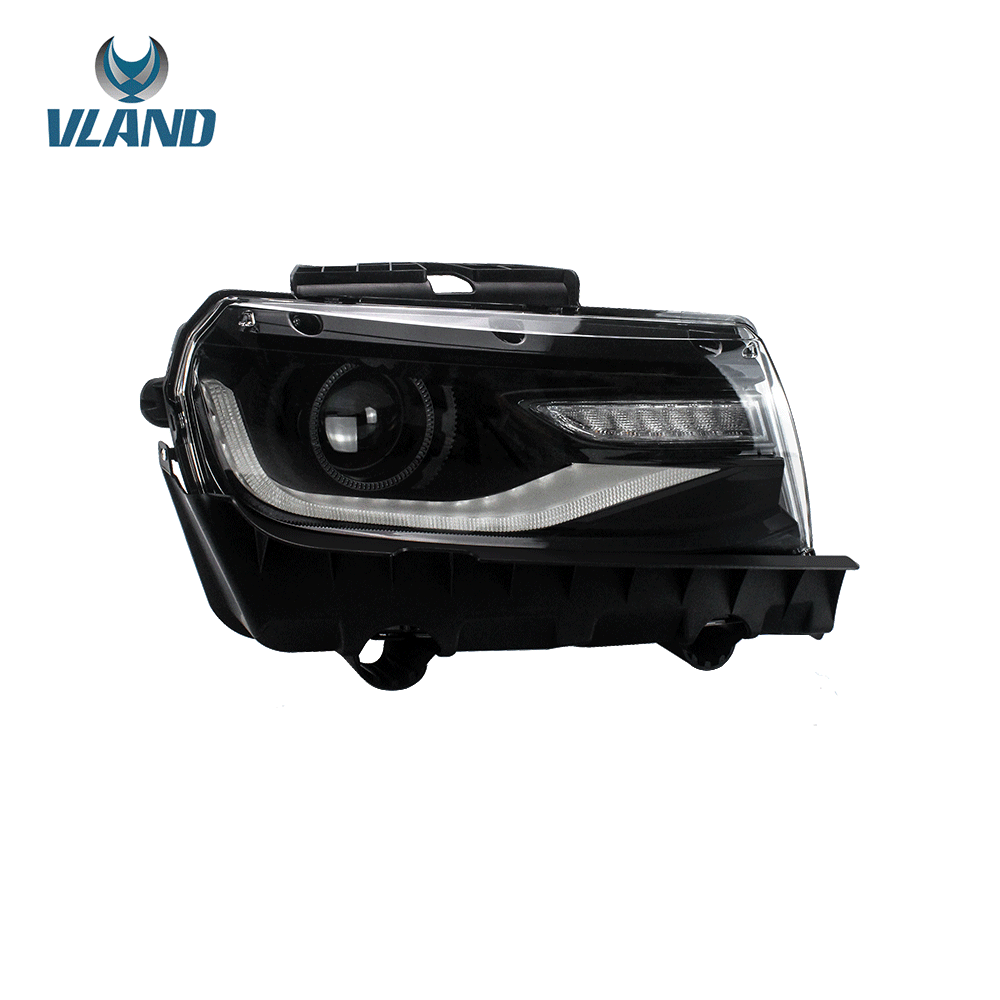 VLAND LED Projector Headlights For Chevy Chevrolet Camaro 2014 2015