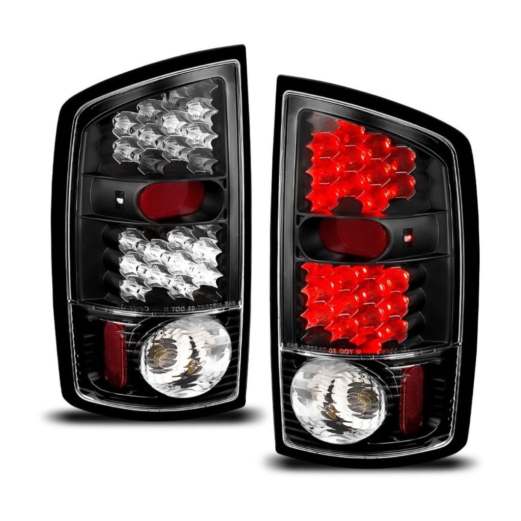 Dodge Ram 1500 02-05 / 2500/3500 03-06 Led Tail Lights Black