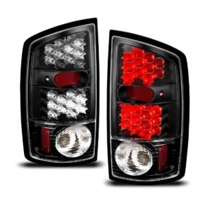 Dodge Ram 1500 02-05 / 2500/3500 03-06 Led Tail Lights Black - Image 2