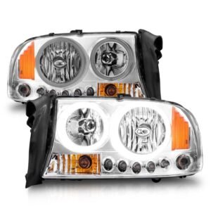 DODGE DAKOTA 97-04 / DURANGO 98-03 HEADLIGHTS CHROME - Image 2