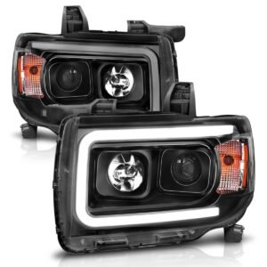 GMC Canyon 15-19 Projector Plank Style Headlight W/ Black Housing - Image 2