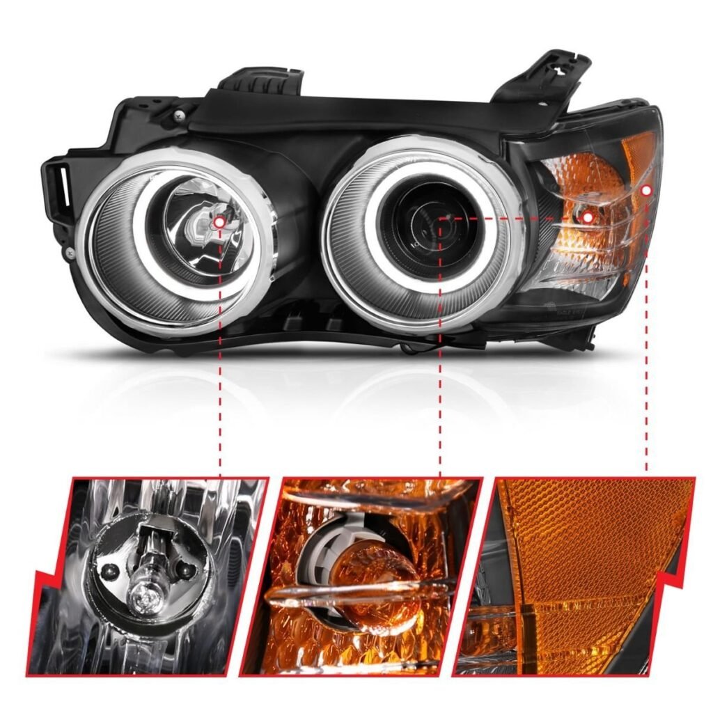 Chevy Sonic 12-15 4DR hatchback Projector Headlights - Black