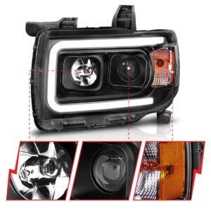 GMC Canyon 15-19 Projector Plank Style Headlight W/ Black Housing - Image 3