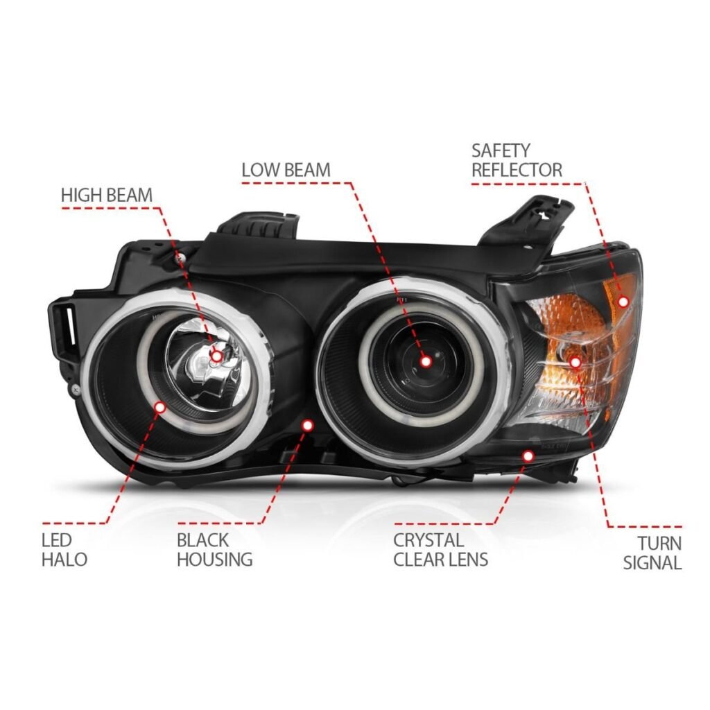 Chevy Sonic 12-15 4DR hatchback Projector Headlights - Black