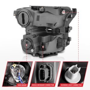 Ford F-150 15-17 Projector Light W/ Bar Style Light Black Housing - Image 5