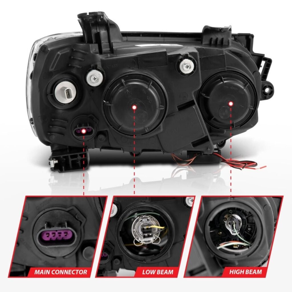 Chevy Sonic 12-15 4DR hatchback Projector Headlights - Black