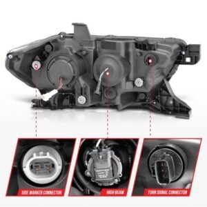 Toyota Tacoma 16-22 Projector Plank Style Headlights Chrome - Image 5