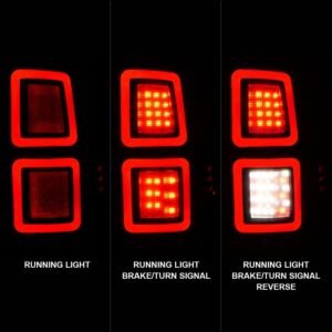 Dodge Ram 1500 09-18 / 2500/3500 10-18 LED Tail Lights Black Smoke Lens - Image 6