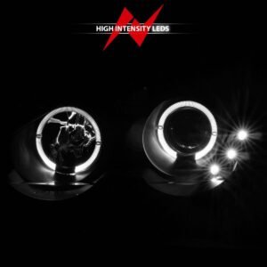 Acura RSX 02-04 Projector Led Halo Headlights Black - Image 6