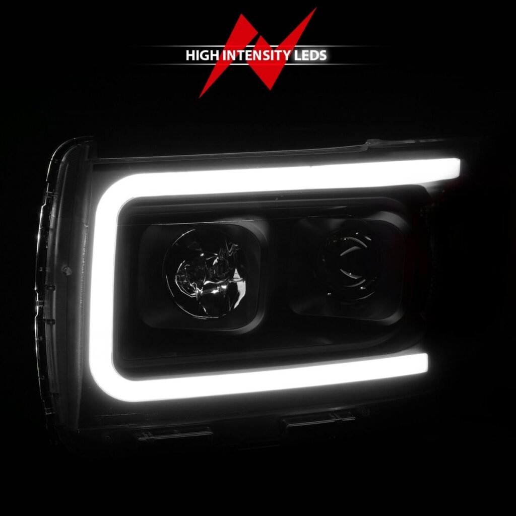 GMC Canyon 15-19 Projector Plank Style Headlight W/ Black Housing