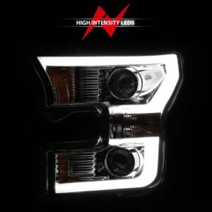 Ford F-150 15-17 Projector Plank Style Headlight Chrome(for Halogen Models Only) - Image 6