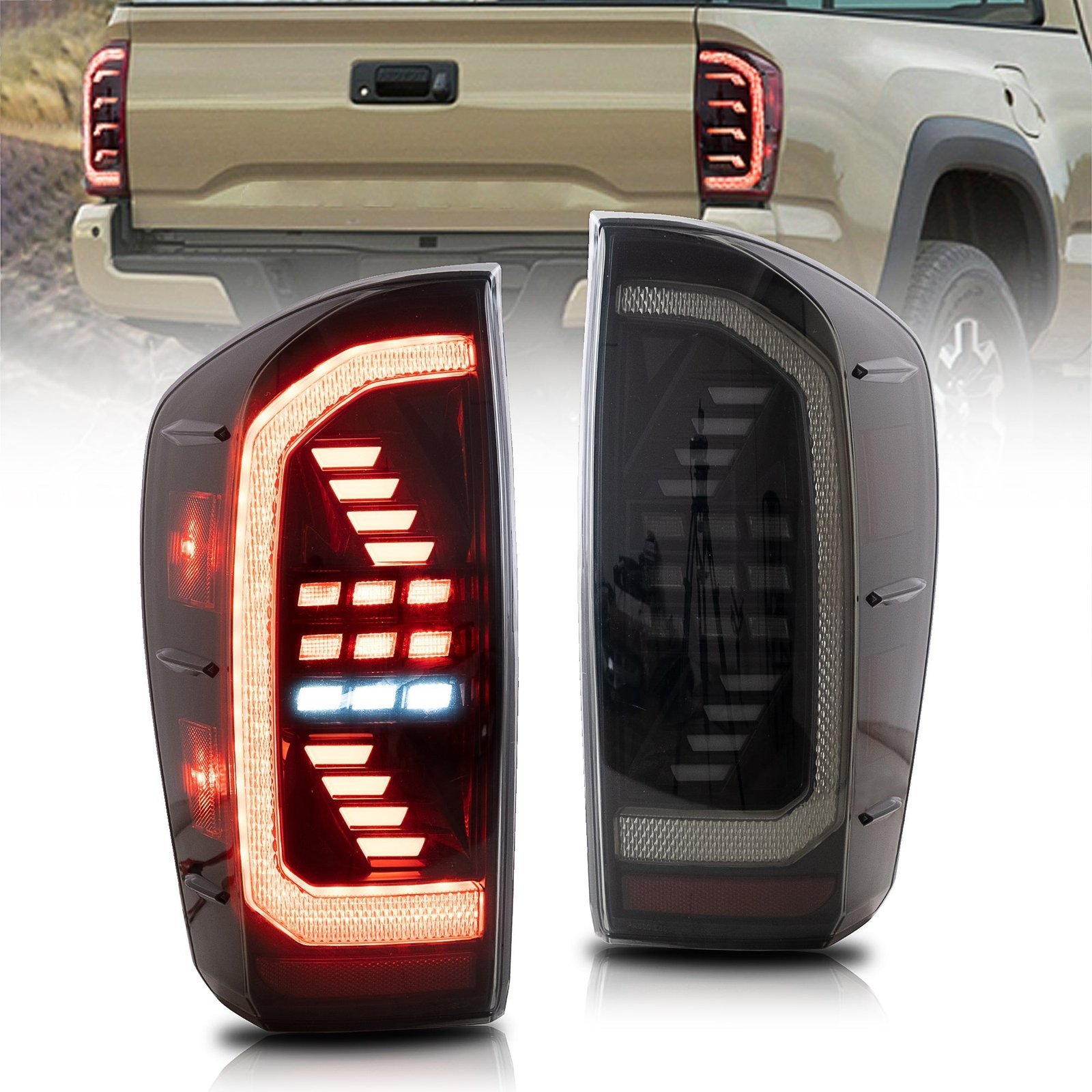 VLAND LED Tail Lights For Toyota Tacoma 2016-2021 - Image 5