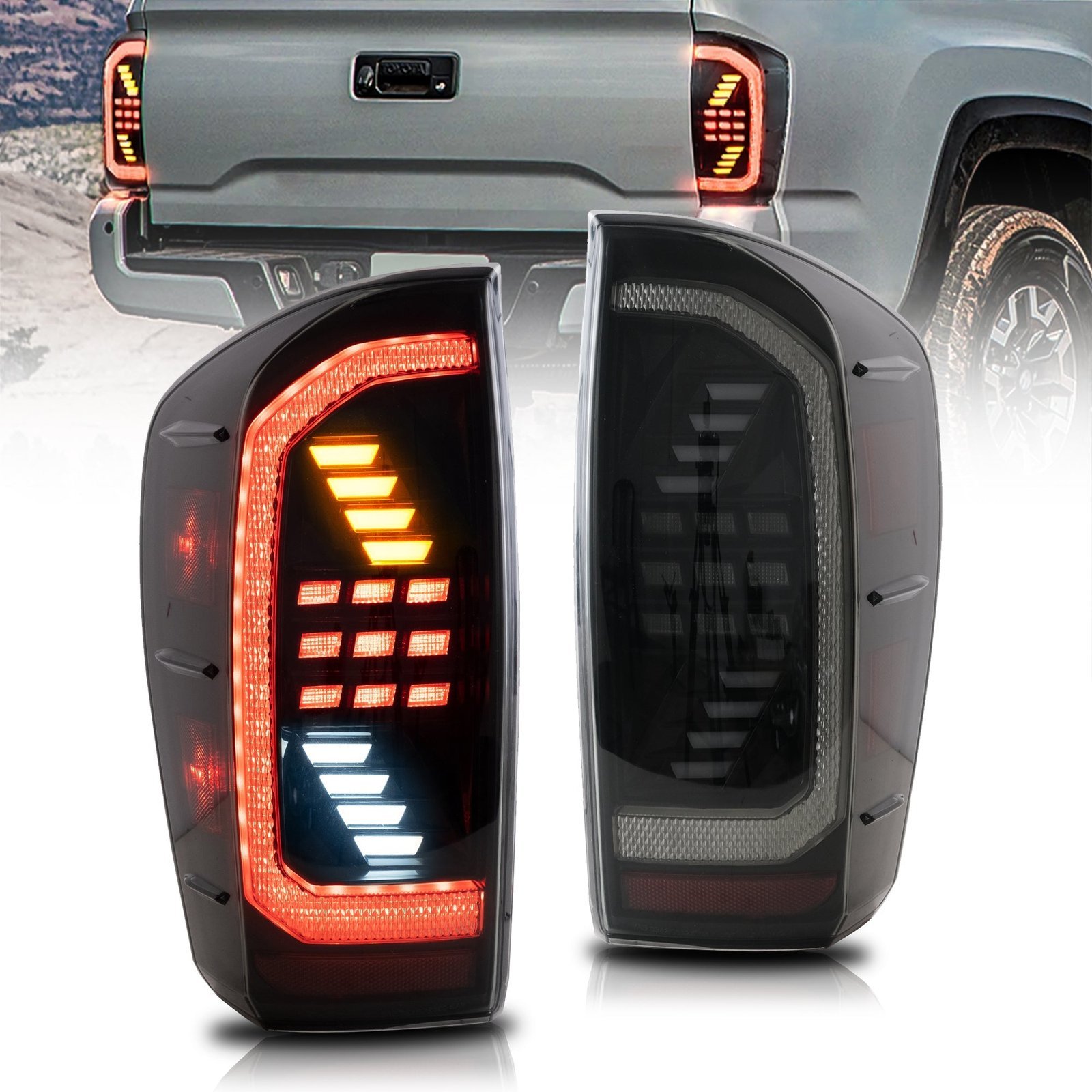 VLAND LED Tail Lights For Toyota Tacoma 2016-2021 - Image 1