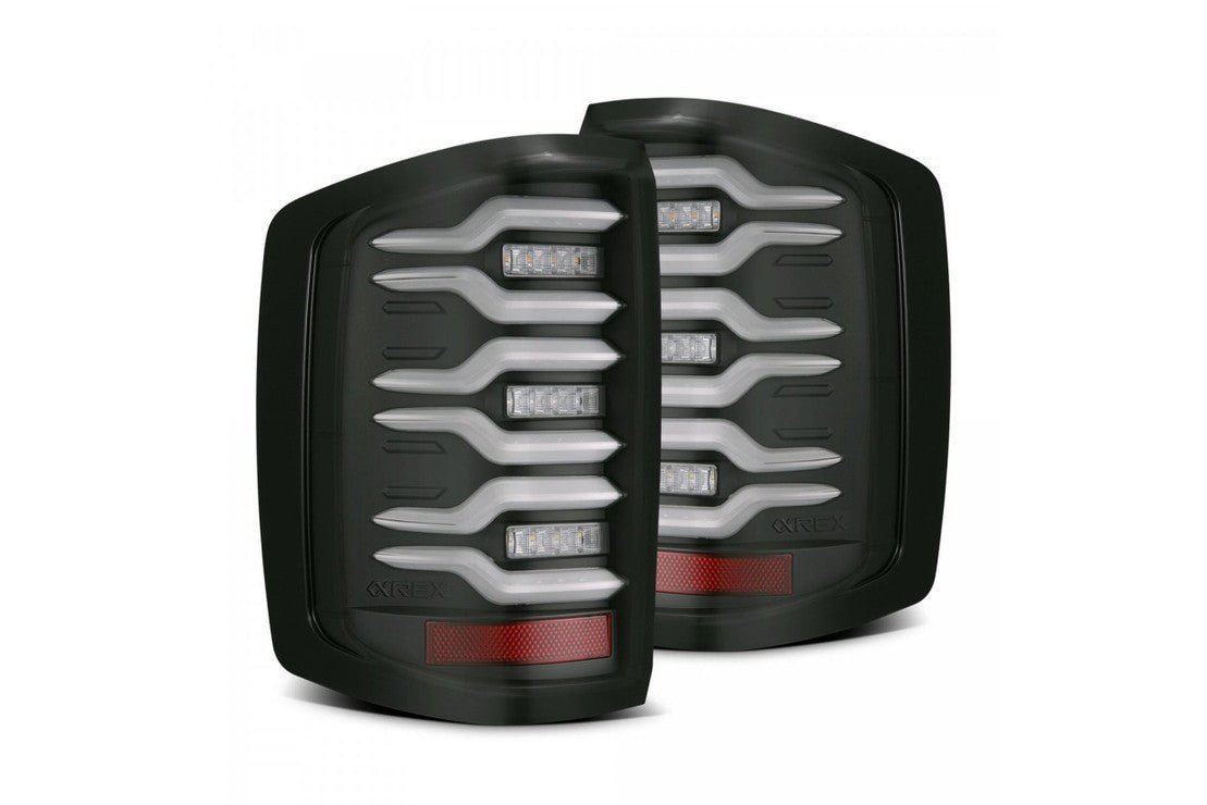 Chevrolet Silverado (14-18): Alpharex Luxx Led Tail Lights - Image 1