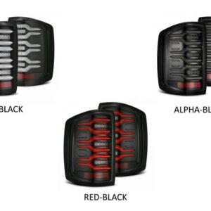 Chevrolet Silverado (14-18): Alpharex Luxx Led Tail Lights - Image 4
