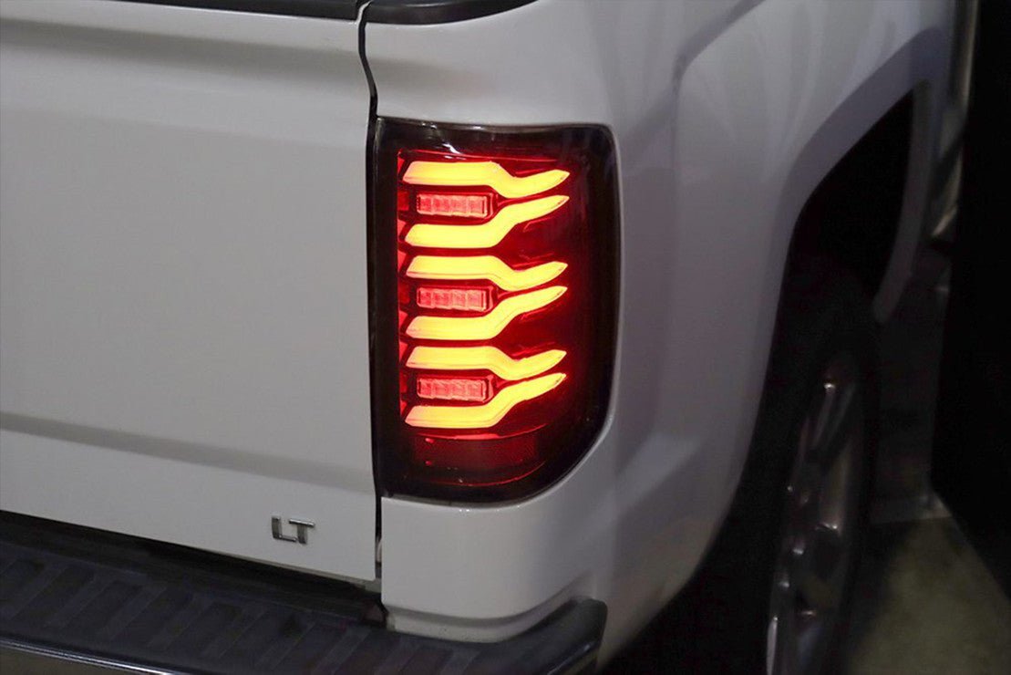 Chevrolet Silverado (14-18): Alpharex Luxx Led Tail Lights - Image 8