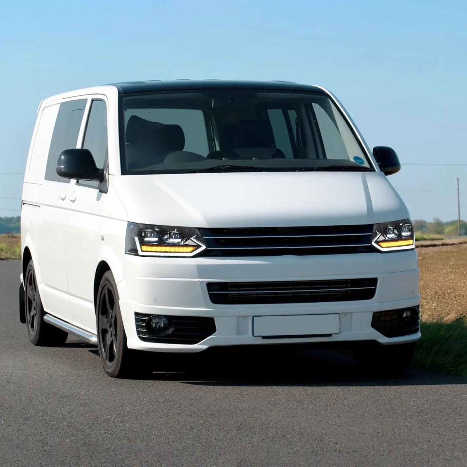 VLAND LED Projector Headlights For Volkswagen Transporter Caravelle Multivan T5 Base/SE/Sportline 2010-2015 - Image 10