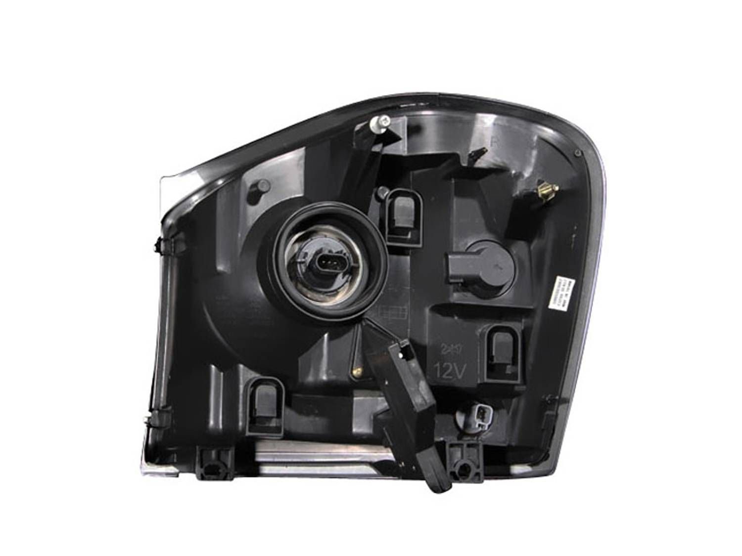Dodge Durango 04-06 Crystal Headlights Black - Image 2