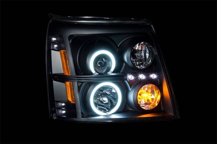 Cadillac Escalade / Escalade Esv 02-06 Projector Headlights Black