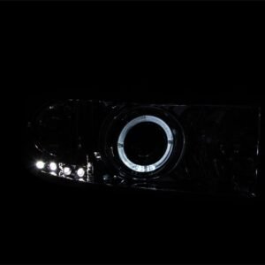 Dodge Ram 1500 94-01 / Ram 2500/3500 94-02/ Ram Sport Model 94-98 Projector Headlights Halo Chrome - Image 2