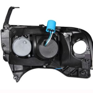 Dodge Ram 1500 94-01 / Ram 2500/3500 94-02/ Ram Sport Model 94-98 Crystal Headlights Black W/LED 1pc - Image 2