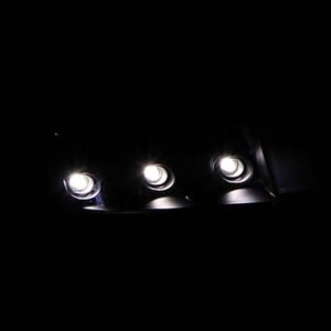 Dodge Ram 1500 94-01 / Ram 2500/3500 94-02/ Ram Sport Model 94-98 Crystal Headlights Black W/LED 1pc - Image 3