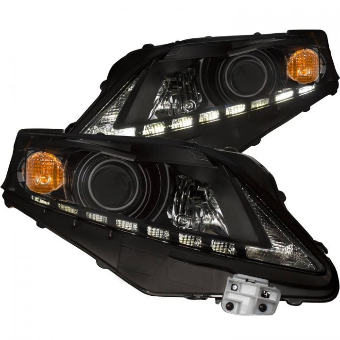 Lexus RX350 10-12 Projector Headlights Black Clear