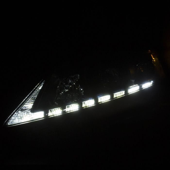 Lexus RX350 10-12 Projector Headlights Black Clear