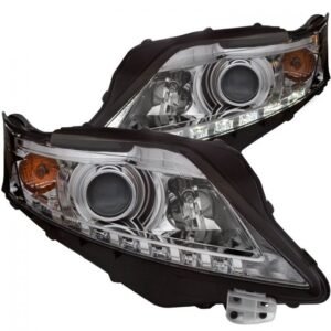 Lexus RX350 10-12 Projector Headlights Chrome Clear - Image 1