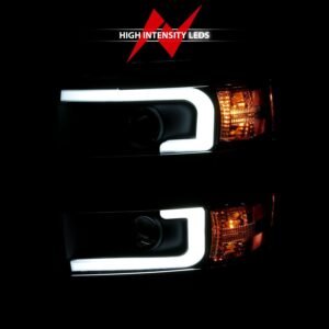Chevy Silverado 2500hd/3500hd 15-19 Projector Headlight - Black - Image 6