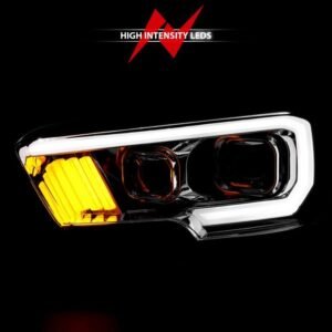 Toyota Tacoma 16-22 Projector Plank Style Headlights Chrome - Image 6