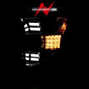 Ford F-150 15-17 Projector Headlights With Chrome Housing With Led Style Light Bar - Image 6