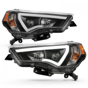 Toyota 4runner 14-21 Projector Plank Style Headlights Black - Image 1
