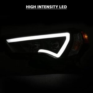 Toyota 4runner 14-21 Projector Plank Style Headlights Black - Image 5