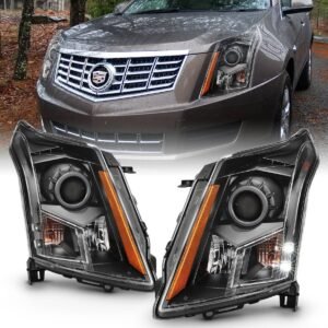 Cadillac SRX 10-16 Projector Headlight Black (OE) - Image 1