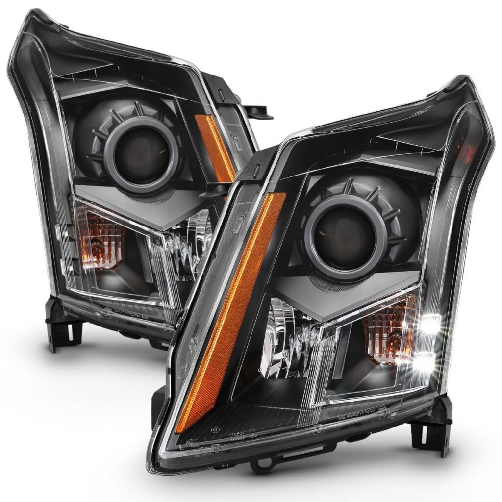 Cadillac SRX 10-16 Projector Headlight Black (OE)