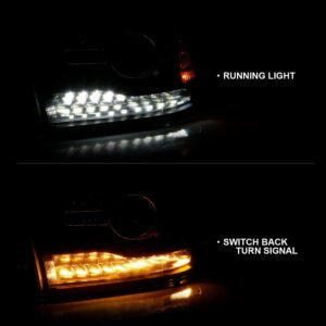 Dodge Ram 1500 09-18 /Ram 2500/3500 10-18 Projector Headlights Black Amber - Image 6