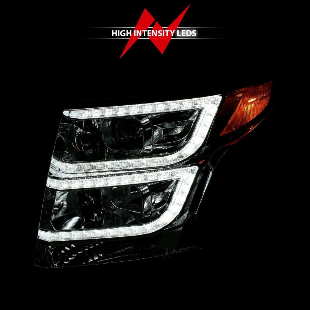 Chevy Tahoe/suburban 15-20 Projector C Bar Headlight - Chrome