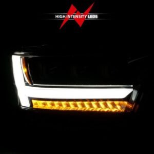 Ram 1500 (New Body) 19-21 Full Led Projector Headlights Black - Image 5
