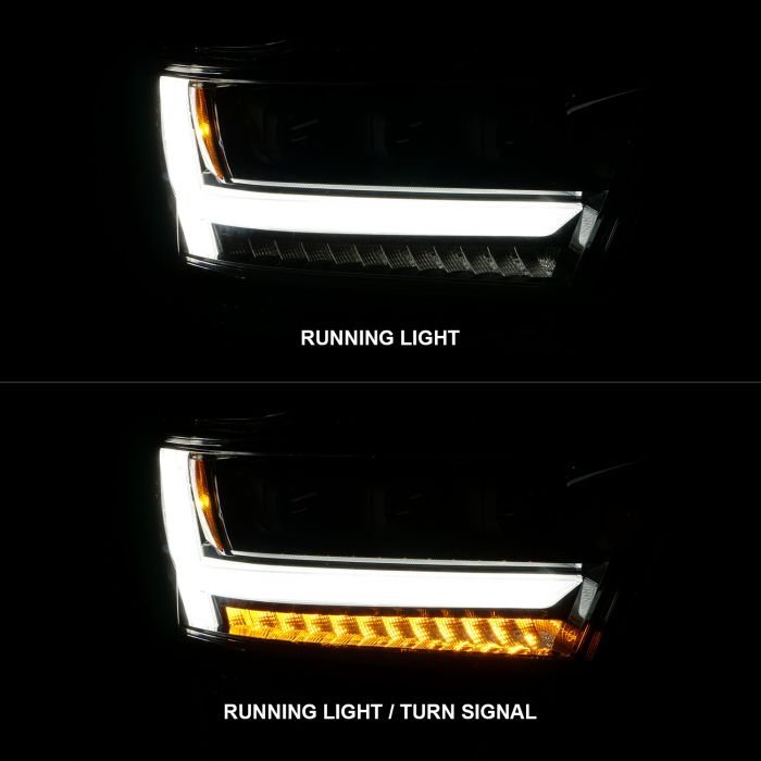 Ram 1500 (New Body) 19-21 Full Led Projector Headlights Black
