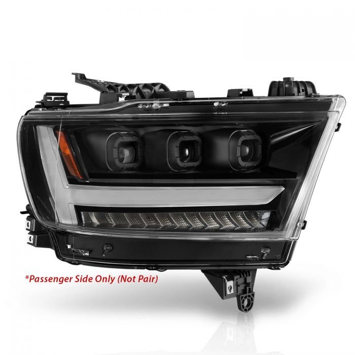 Ram 1500 (New Body) 19-21 Full Led Projector Headlights Black