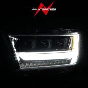 Ram 1500 (New Body) 19-21 Full Led Projector Headlights Chrome - Image 6