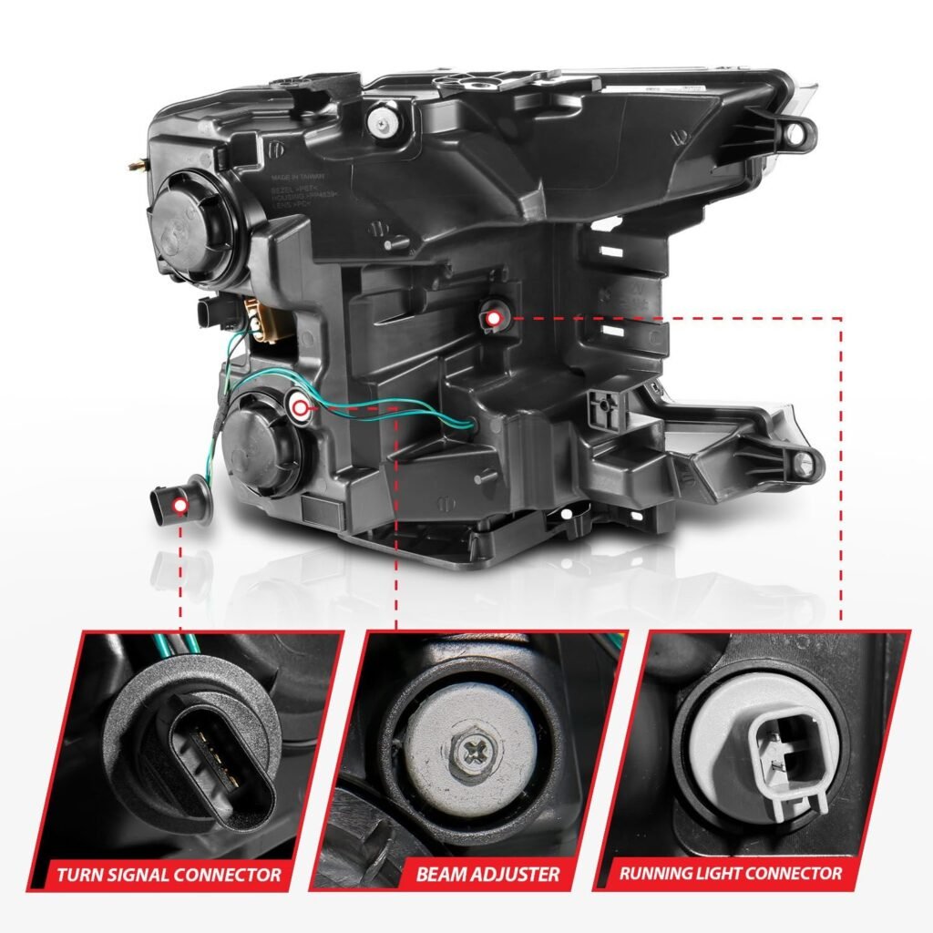 Ford F-150 18-20 Full Led Projector Chrome Headlights W/ Initiation Feature & Sequential Signal