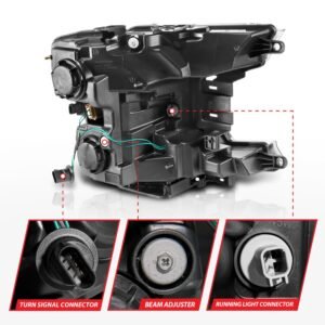 Ford F-150 18-20 Full Led Projector Chrome Headlights W/ Initiation Feature & Sequential Signal - Image 5