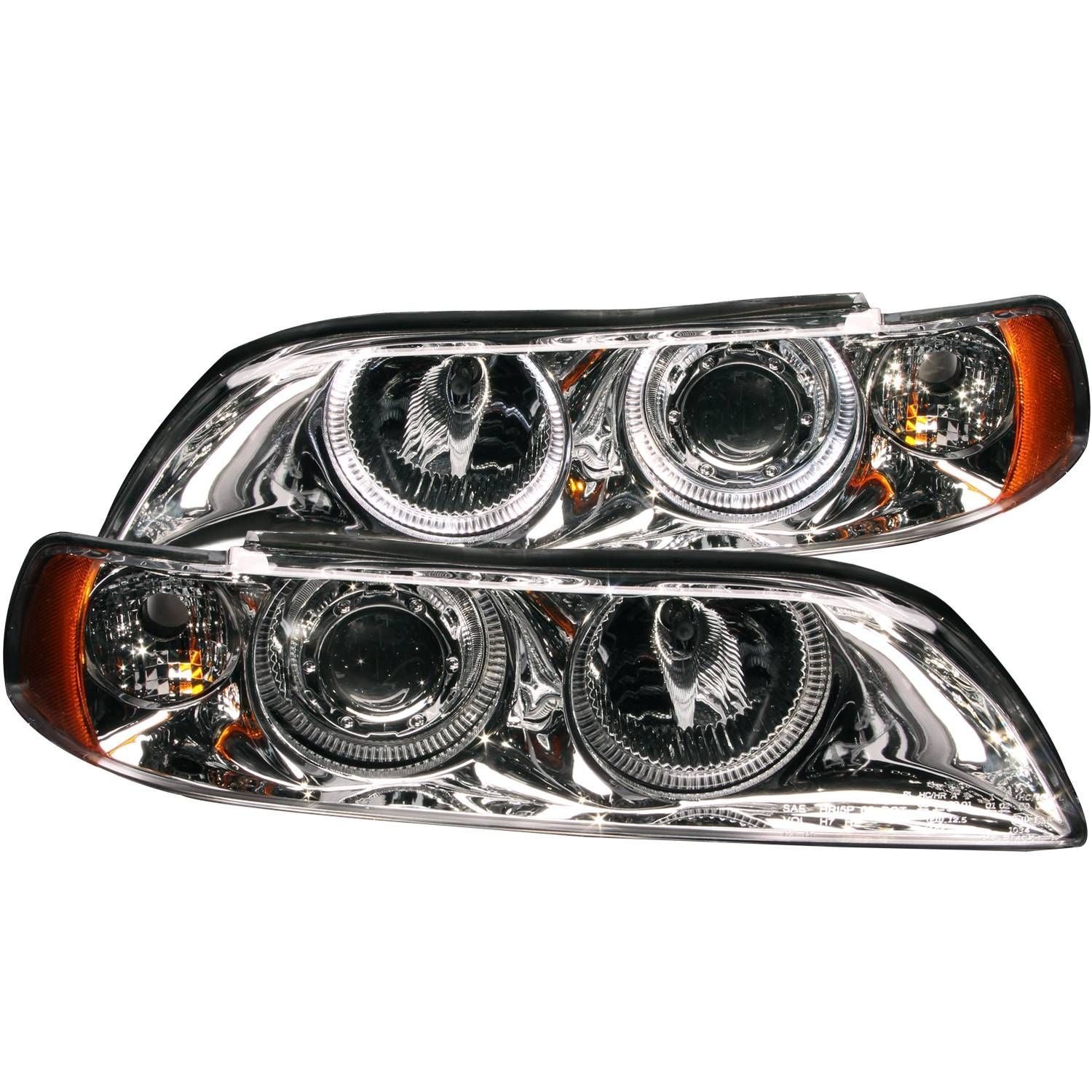 BMW 5 Series E39 97-01 Projector Headlights Chrome - Image 1